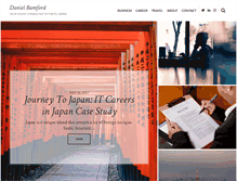 Tablet Screenshot of danielbamford.com